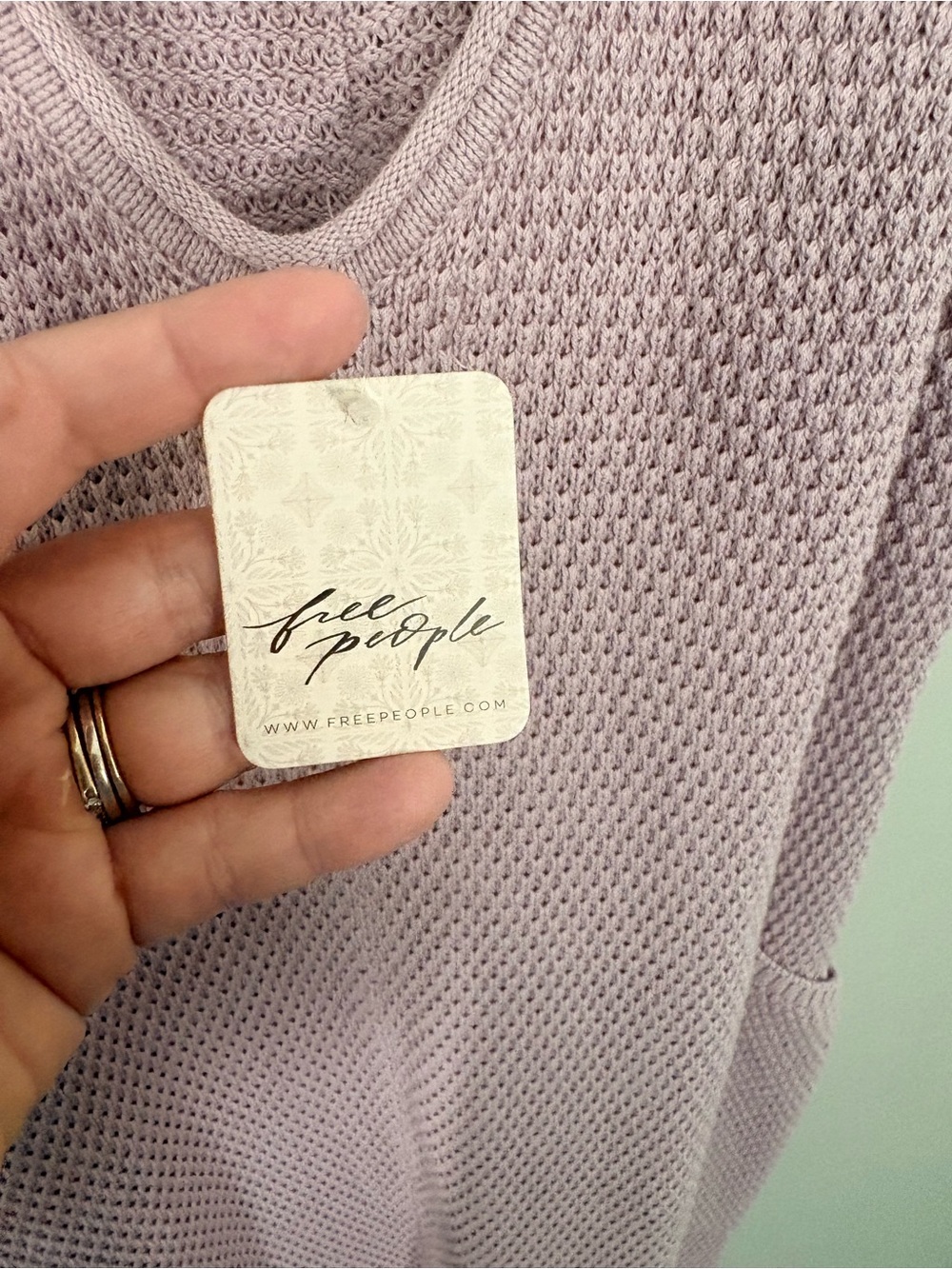Free People Pink Knit Wide-Leg Jumpsuit - Picture 3 of 6